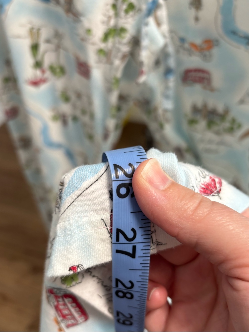 Cuddlduds London Calling cotton pajamas set, size medium - Picture 14 of 15